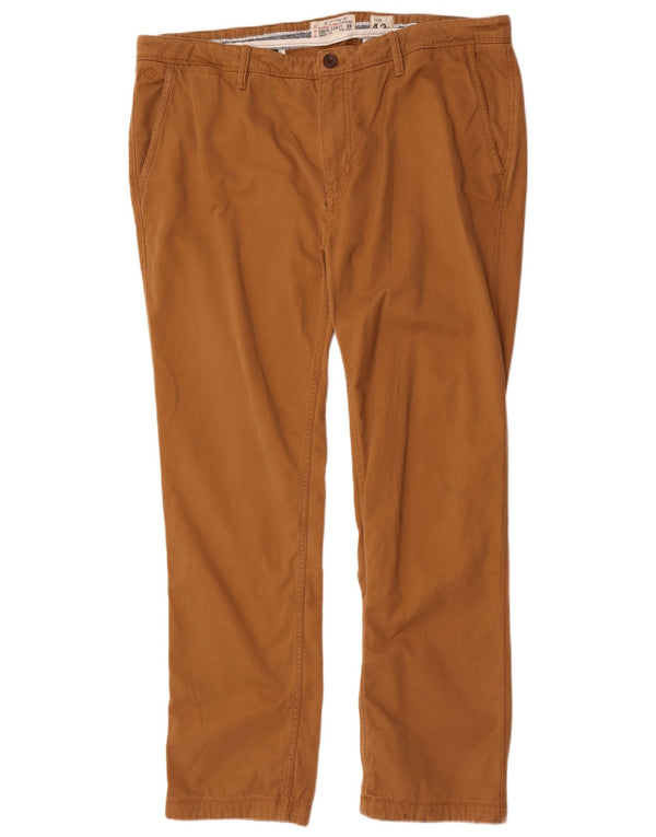 Pantalones chinos ajustados para hombre de Fat Face W42 L33 Marrón Algodón