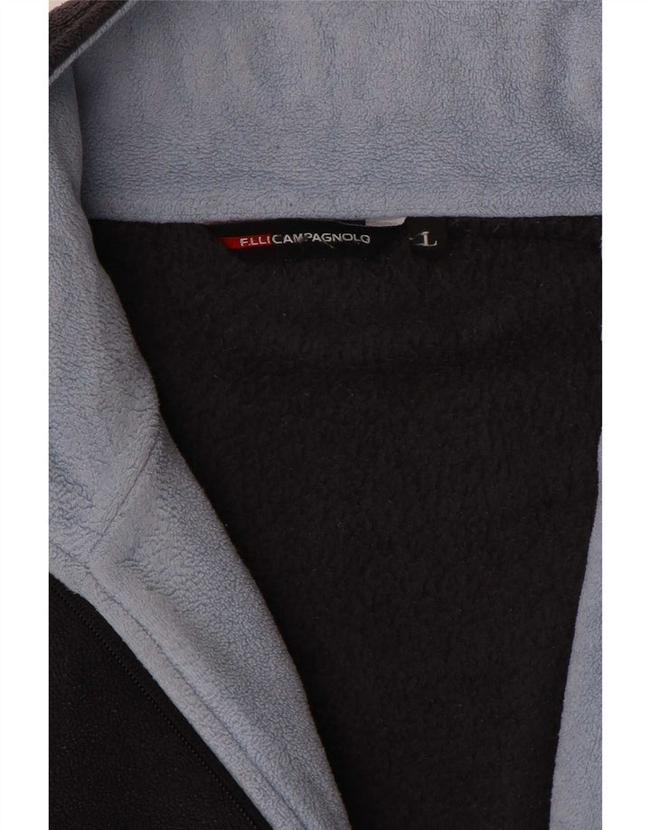 F.LLI Campagnolo Mens Ski Fleece Jacket UK 40 Large Grey Colourblock