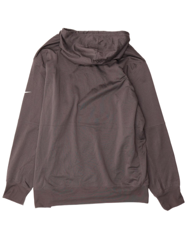 Nike Mens Miami Dolphins Graphic Hoodie Jumper 3XL Grey Polyester