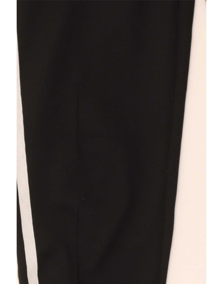 Pantaloni della tuta da donna Adidas UK 2 2XS poliestere nero