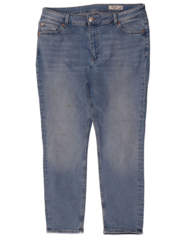 Женские джинсы Marks & Spencer The Lily Slim UK 16, большие W34 L27, синие, хлопок