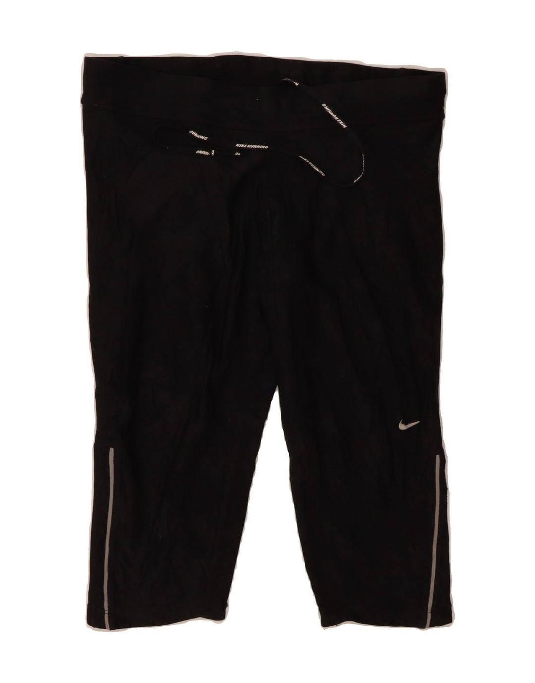 NIKE Womens Dri Fit Bermuda Sport Shorts UK 14 Medium Black Polyester Vintage Nike and Second-Hand Nike from Messina Hembry 