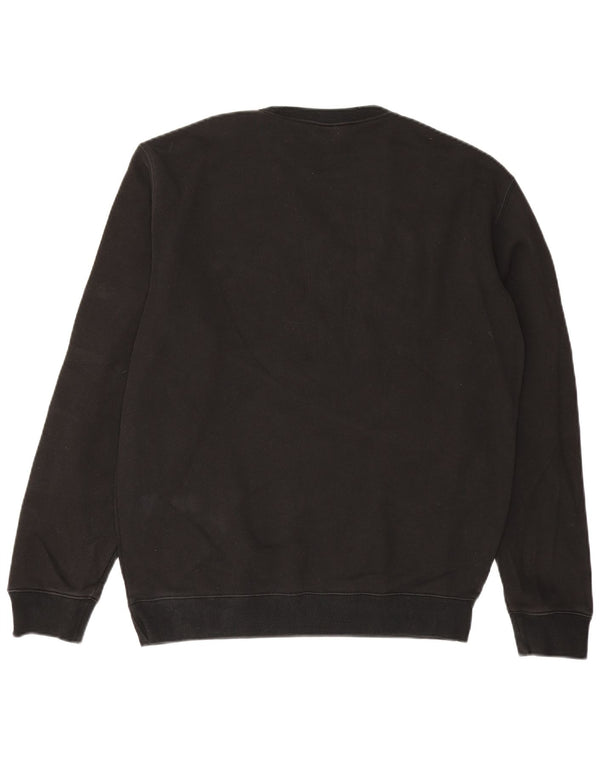 CHAMPION Felpa grafica da uomo Maglione grande cotone nero