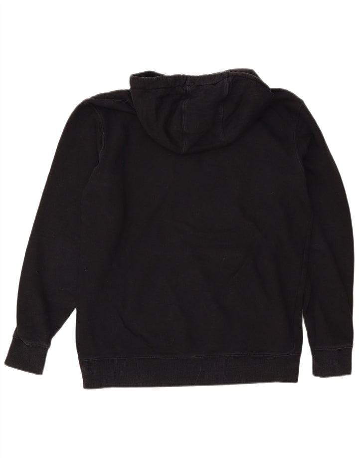 Vans Mens Graphic Hoodie Jumper Small Black Cotton