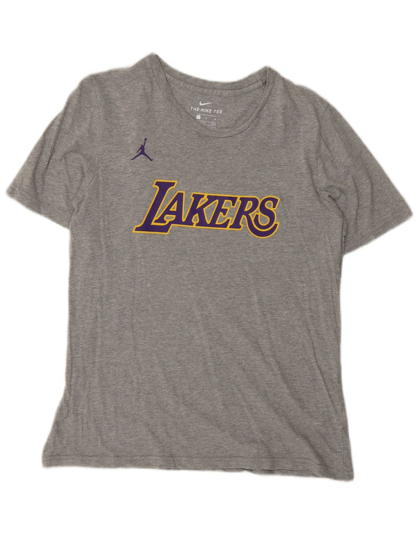 Nike Boys Lakers grafisk T-shirt top 14-15 år Stor grå bomuld