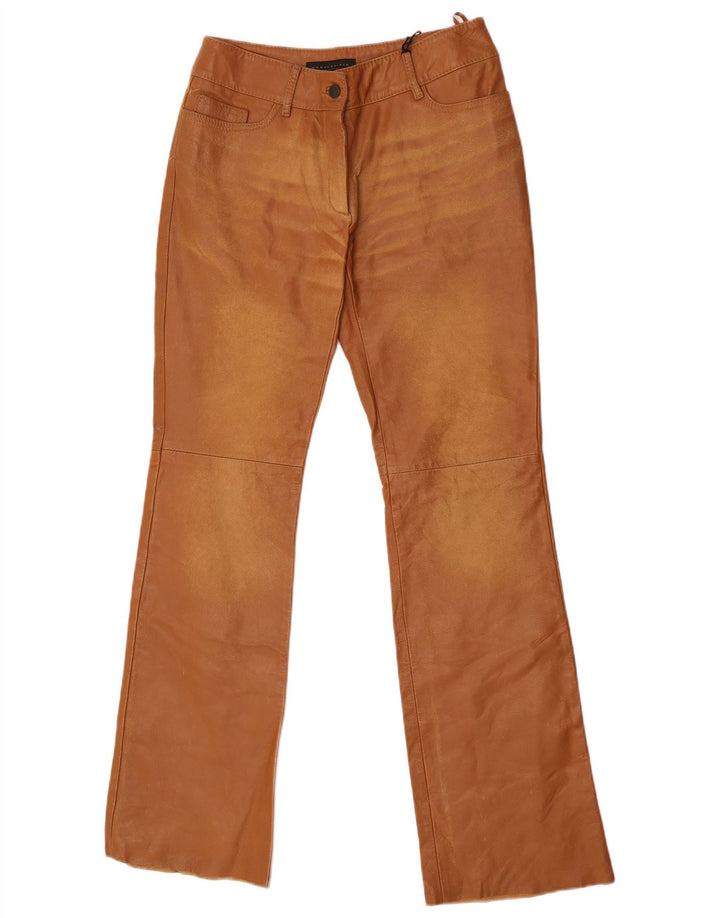 Brooksfield Womens Bootcut Trousers IT 44 Medium W30 L33 Brown