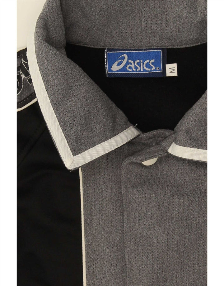 Giacca da ginnastica grafica da uomo Asics, colore nero medio