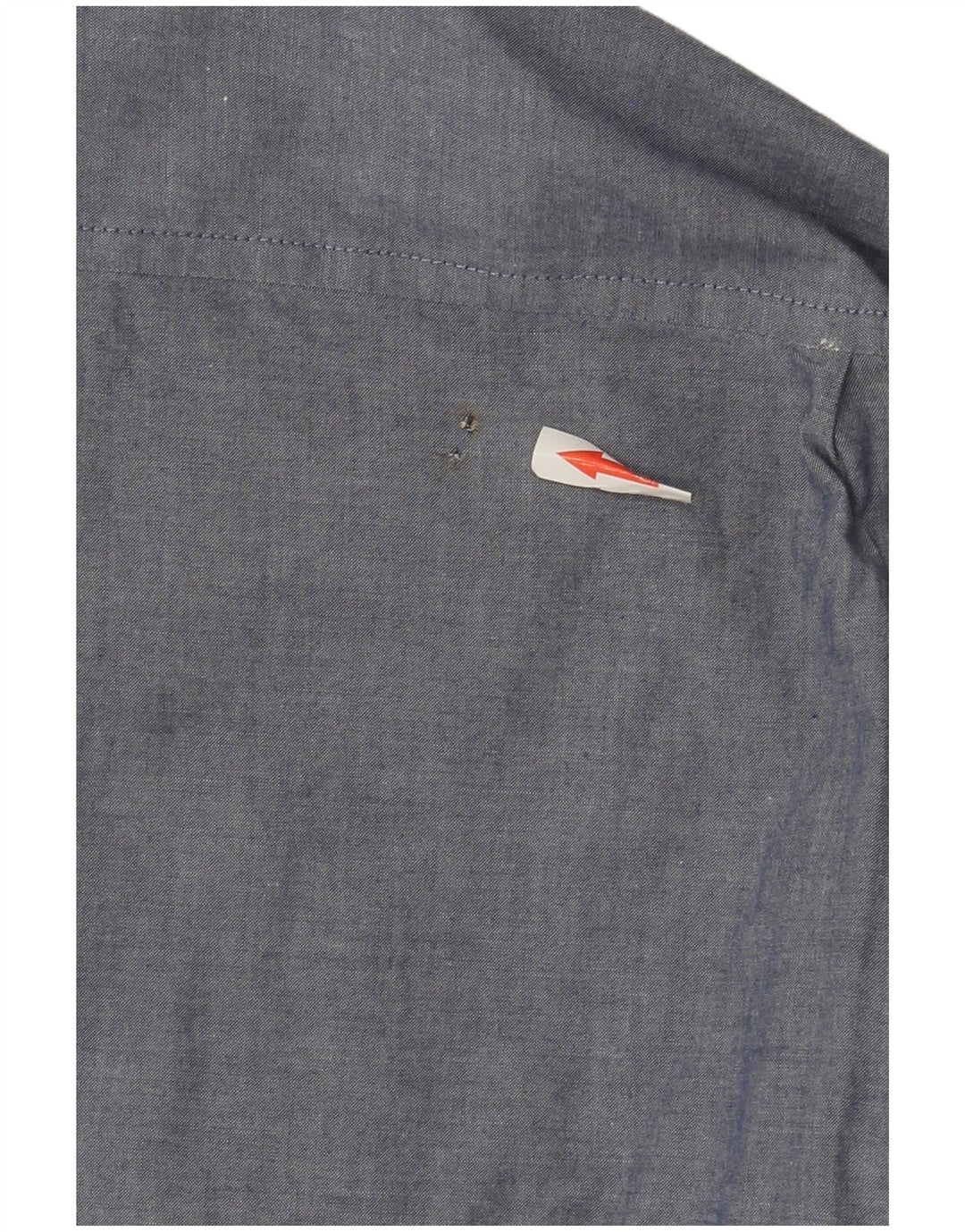 Reiss Mens Shirt XL Blue Colourblock Cotton
