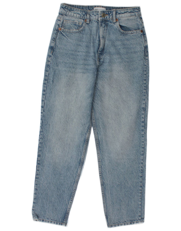 Zara Damen Tapered Jeans EU 40 Medium W30 L27 Blaue Baumwolle