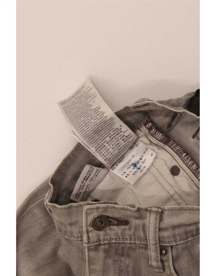 Levi's Skinny Jeans til kvinder W29 L32 Grå bomuld