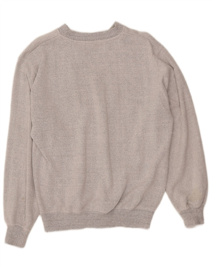 ESY SURF CO. Mens Graphic Sweatshirt Jumper Medium Grey Cotton