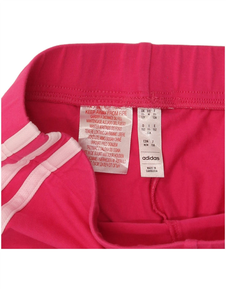 Adidas Girls Leggings 11-12 Years Pink