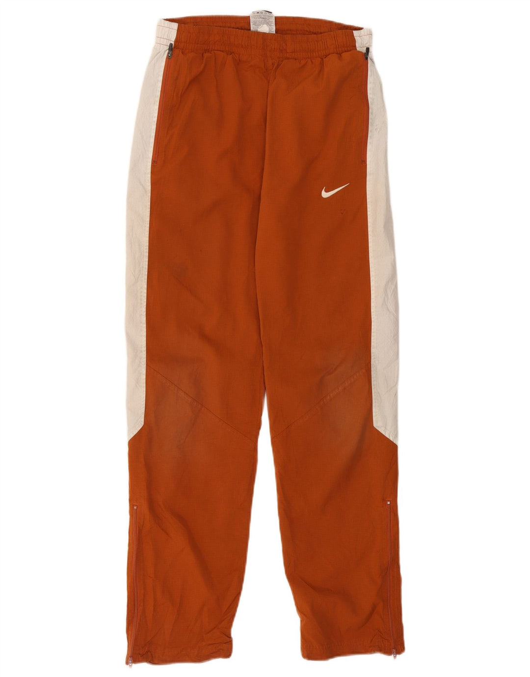 Nike Pantalon de survêtement pour homme Small Marron Colorblock Polyester