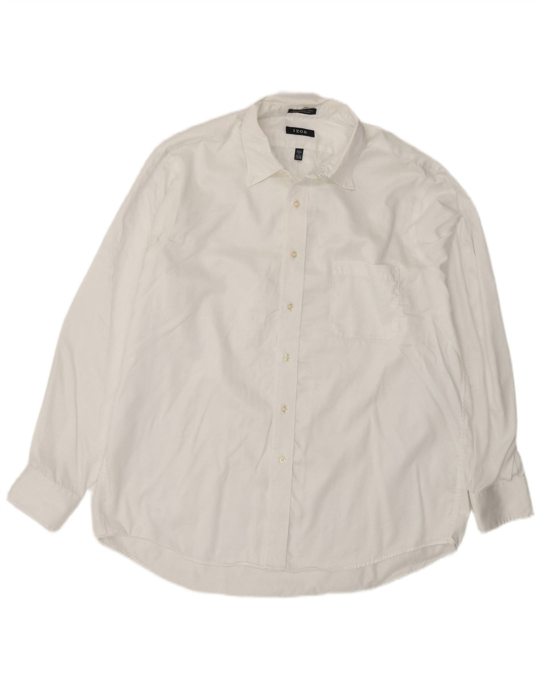 Izod Herreskjorte str. 17 XL Hvid Bomuld