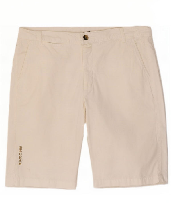 Pantaloncini chino da uomo Slam IT 48 medio W32 cotone bianco