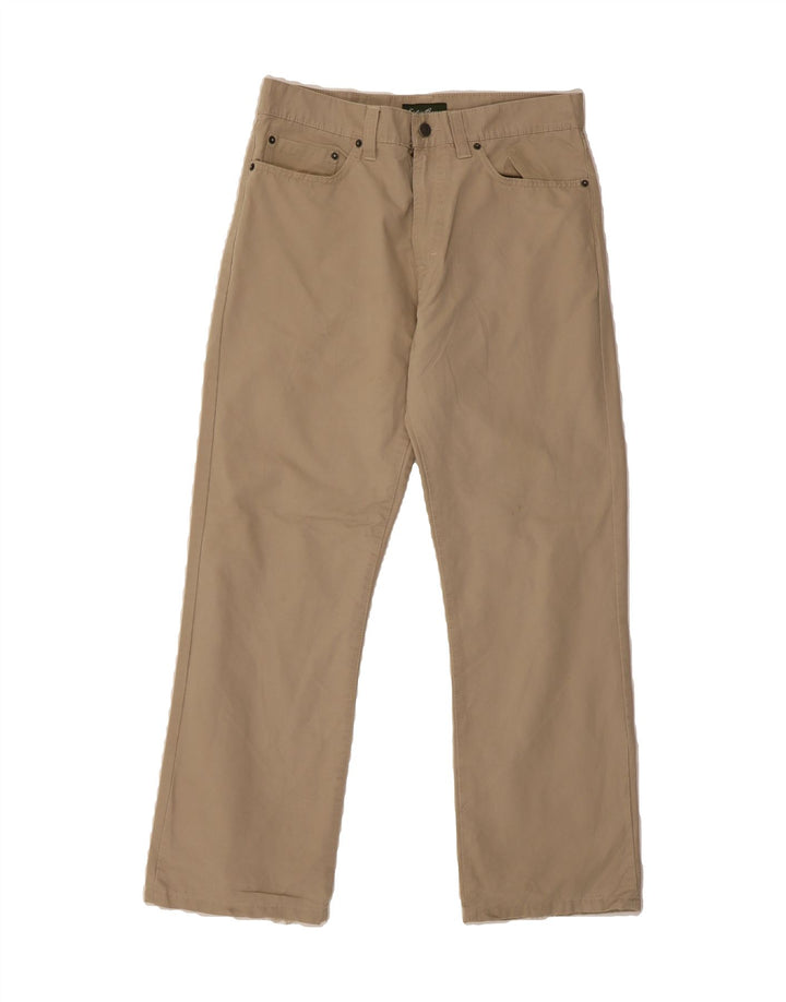 EDDIE BAUER Mens Straight Casual Trousers W32 L30  Beige Cotton Vintage Eddie Bauer and Second-Hand Eddie Bauer from Messina Hembry 