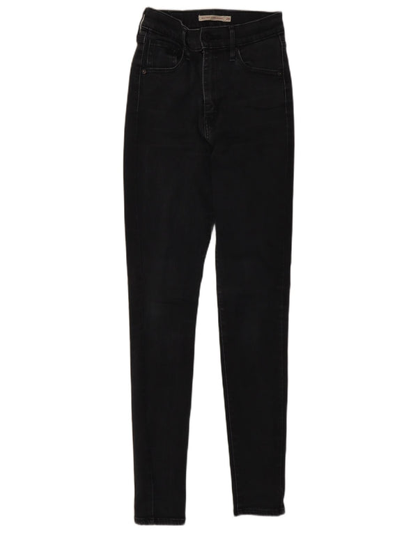 Levi's Damen Mile High Skinny Jeans W26 L28 Grau