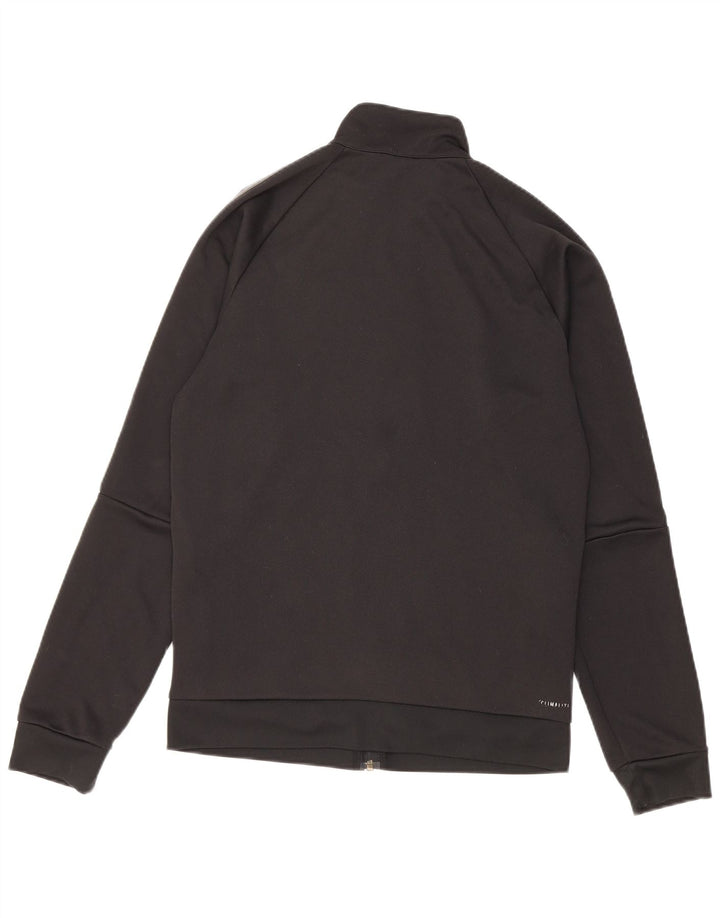 Adidas Womens Climalite Tracksuit Top Jacket EU 36/38 Small Black Polyester
