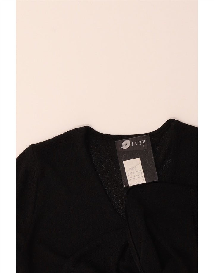 ORSAY Womens Blouse Top UK 18 XL Black Polyester
