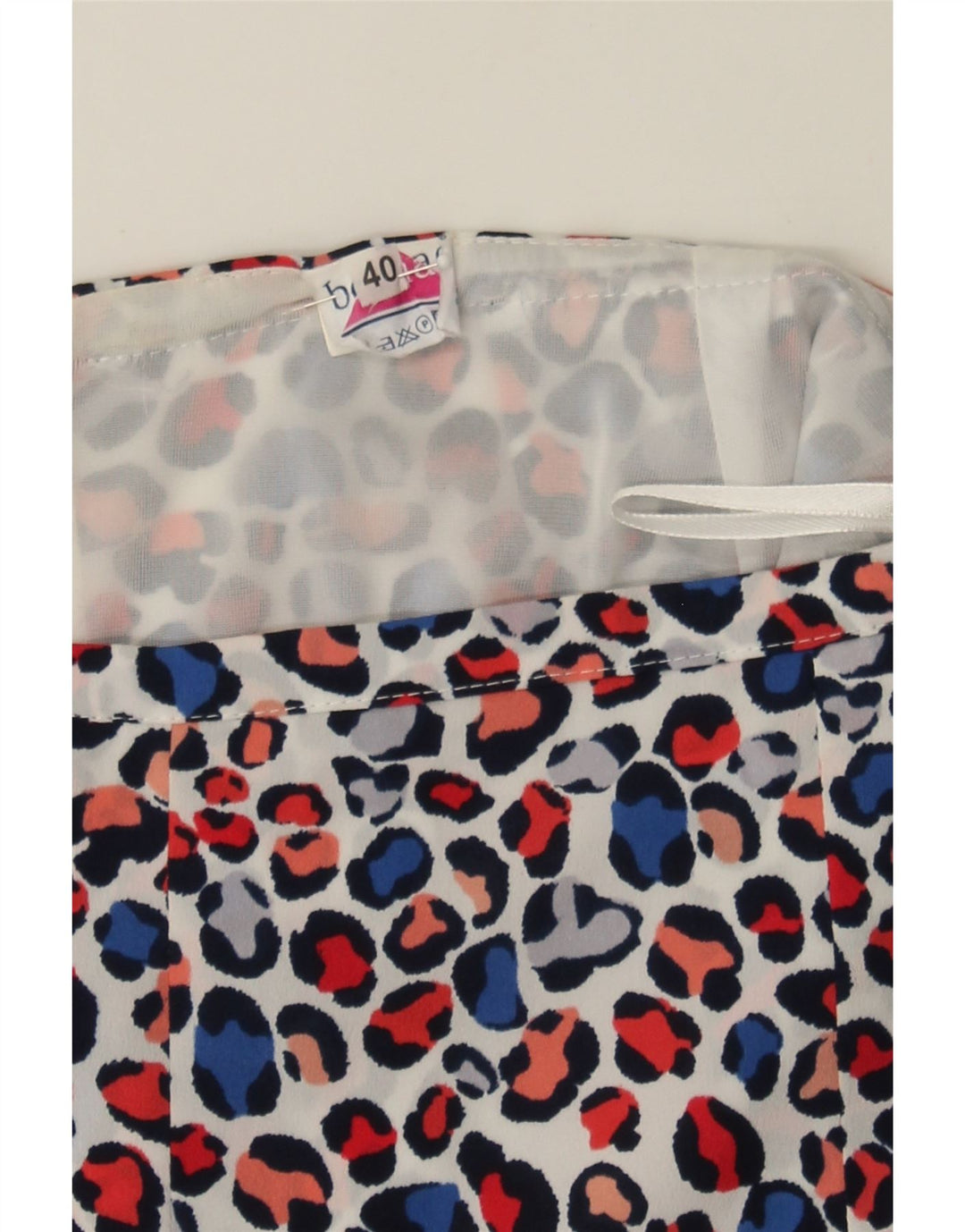 VINTAGE Womens A-Line Skirt EU 40 Medium W32  Multicoloured Animal Print Vintage Vintage and Second-Hand Vintage from Messina Hembry 