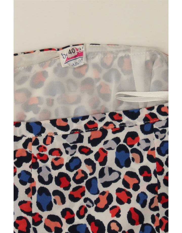 VINTAGE Womens A-Line Skirt EU 40 Medium W32  Multicoloured Animal Print Vintage Vintage and Second-Hand Vintage from Messina Hembry 