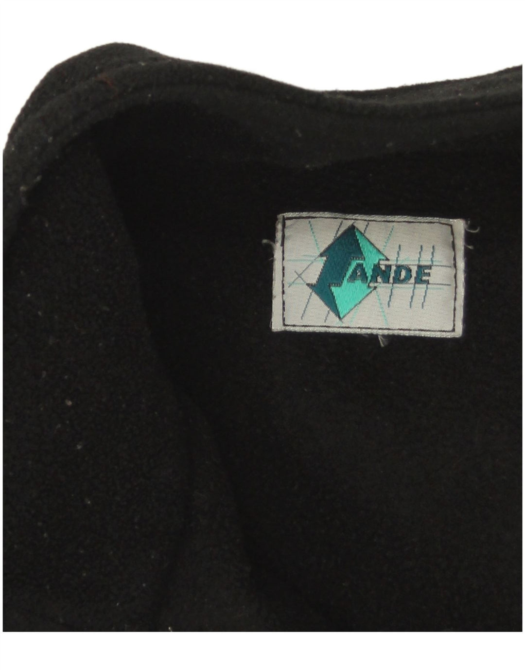 Vintage Mens Fleece Jacket UK 42 XL Black