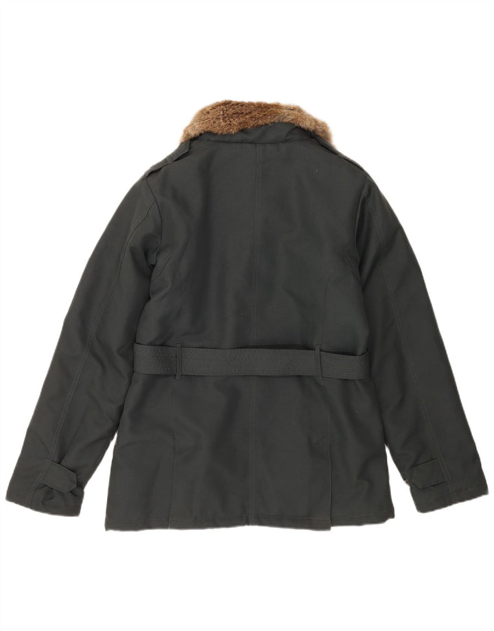 Jachetă Woolrich pentru femei, UK 14, nailon gri mediu