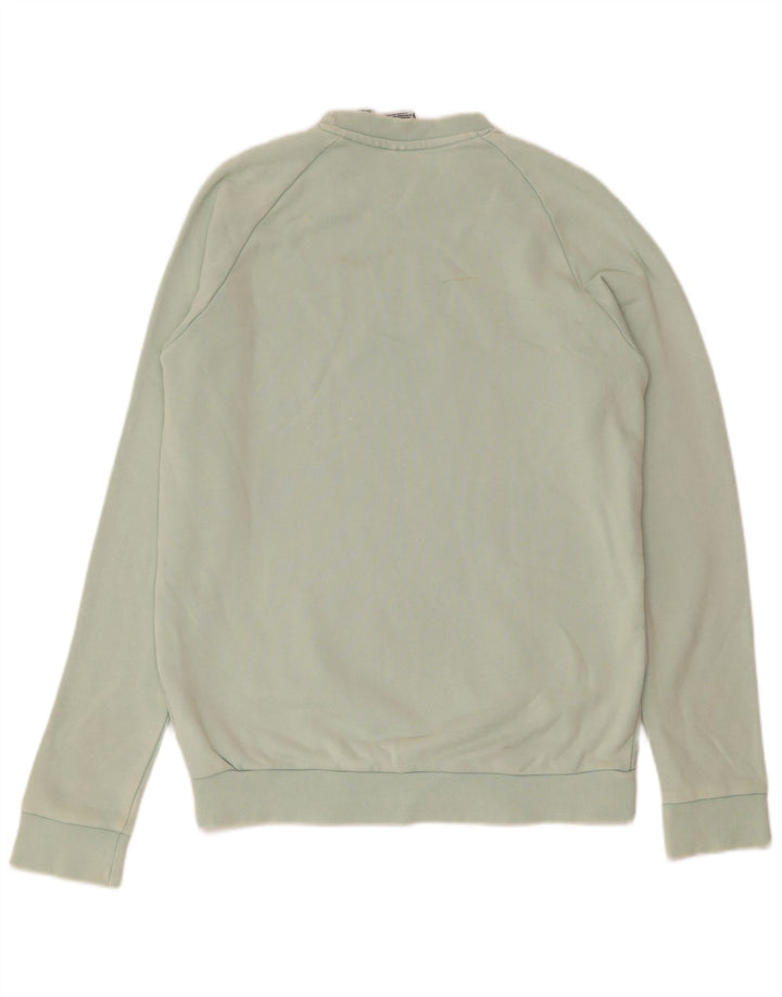Adidas Mens Graphic Sweatshirt Jumper Small Turquoise Cotton