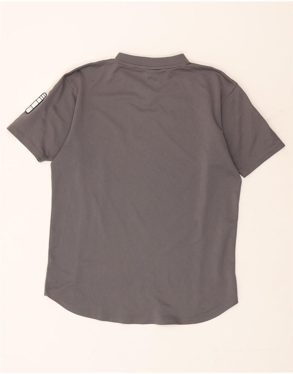 Chłopięcy T-shirt z grafiką Nike 13-14 lat XL, szary, blok kolorów