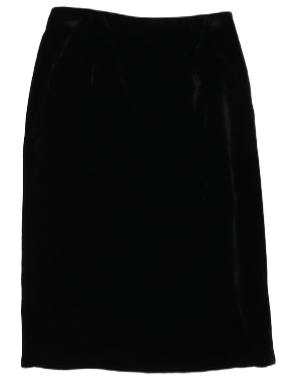Gonna longuette in velluto a vita alta da donna Aspesi IT 46 Large W30 Nera