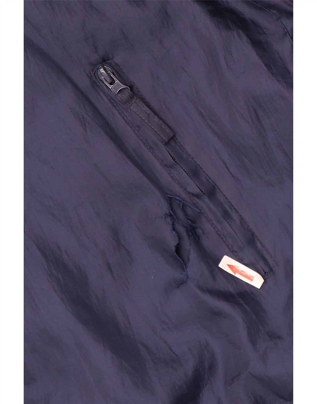 Diadora Mens Loose Fit Rain Jacket UK 38 Medium Navy Blue Polyester