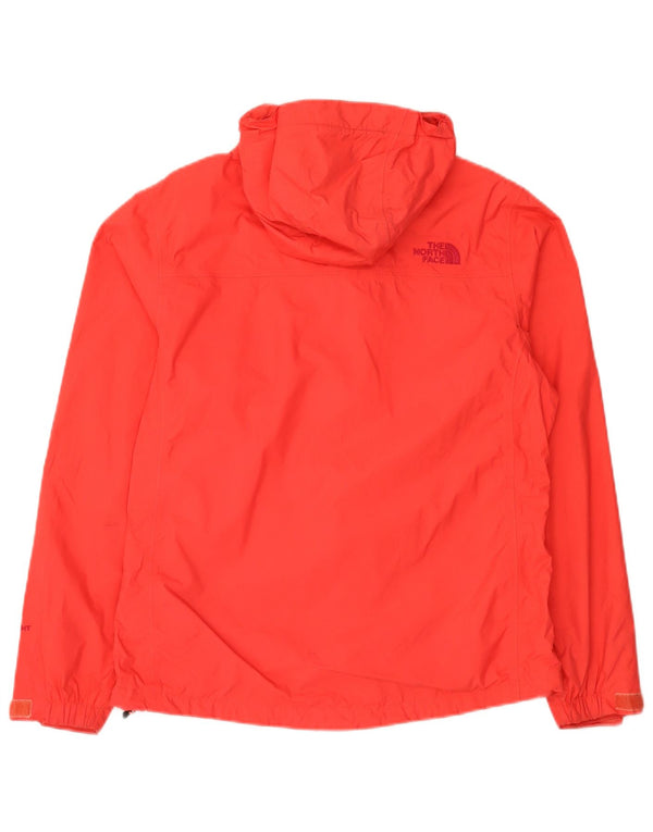 The North Face Damen Hyvent Hooded Oversized Regenjacke UK 10 Small Rot