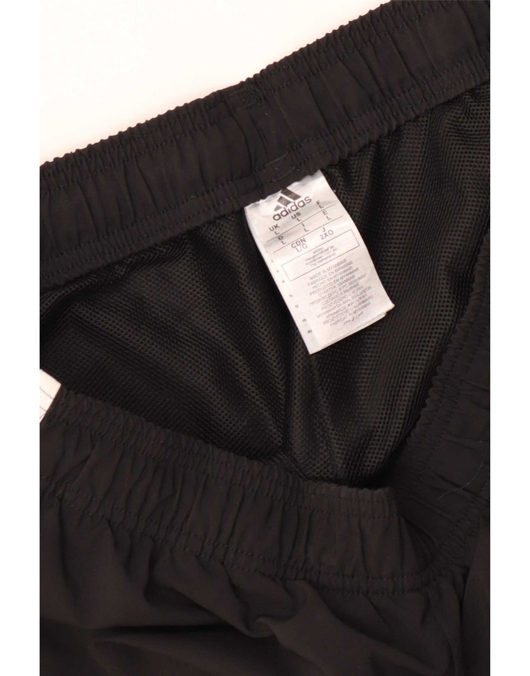 Adidas Mens Sport Shorts Large Black Polyester