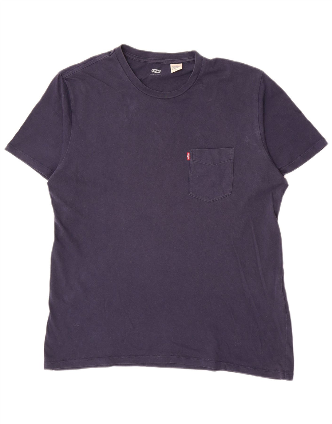 T-shirt da uomo Levi's Top Large in cotone blu navy