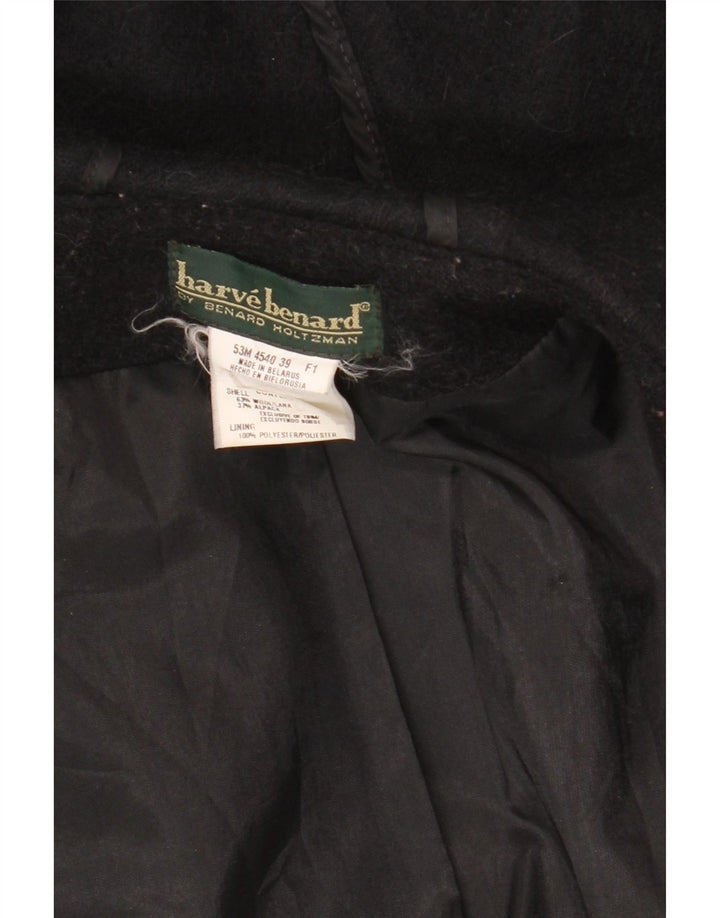 Montgomery oversize con cappuccio da donna Harve Benard UK 16 Large in lana nera