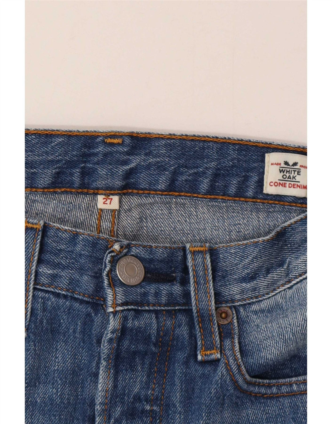 Levi's Damen Slim Jeans W27 L26 Blaue Baumwolle