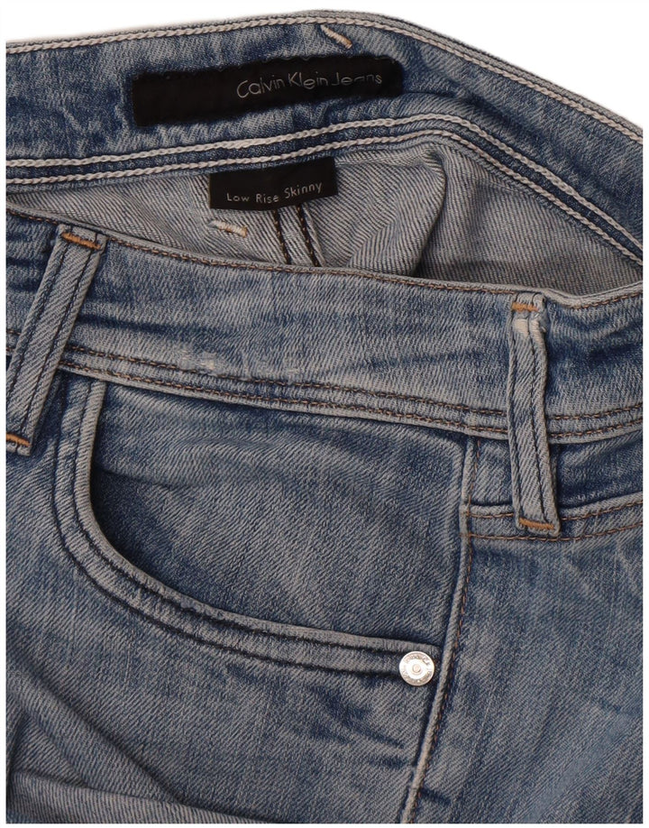 Calvin Klein Womens Skinny Jeans W30 L26 Blue