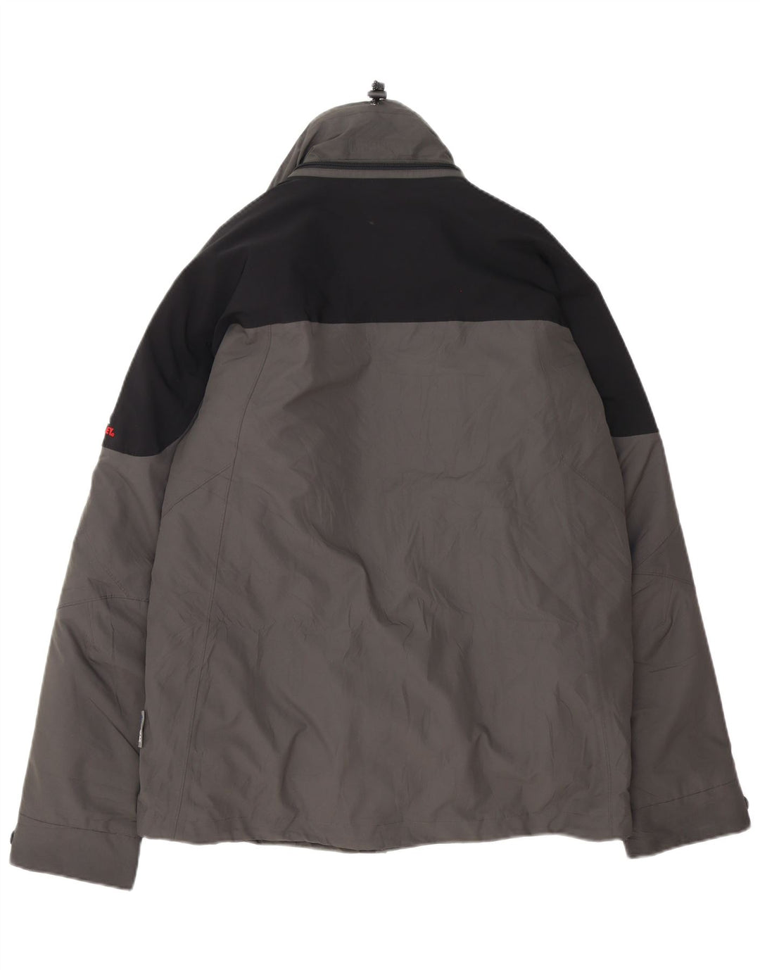 MC Kinley Mens Hooded Windbreaker Jacket UK 38 Medium Grey Colourblock
