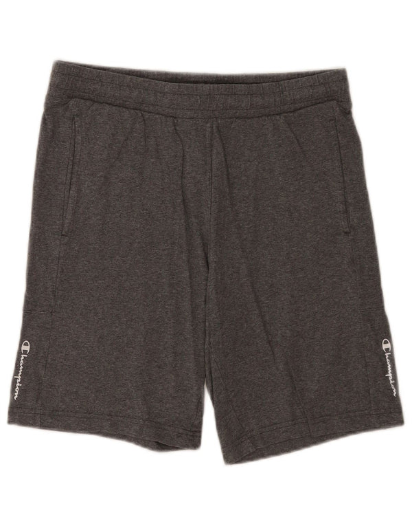 Champion Herren-Sportshorts, Größe S, Grau, Baumwolle