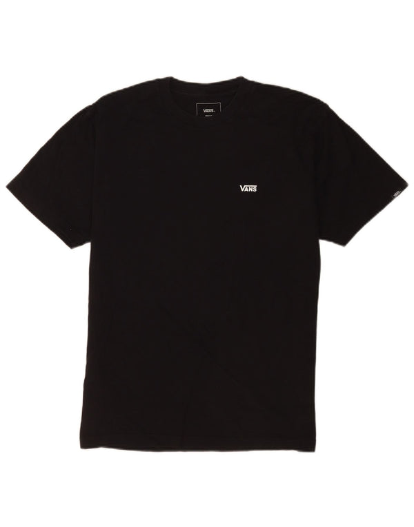 Vans Boys Classic Fit T-Shirt Top 10-11 Years Medium Black Cotton
