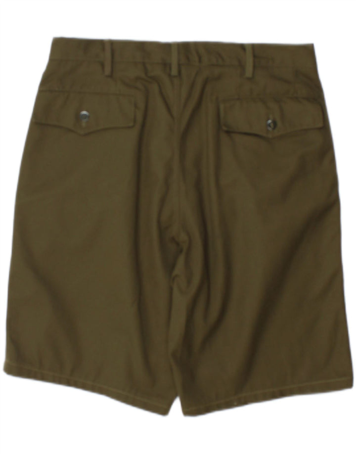 Vintage Mens Casual Shorts IT 50 Large W36 Khaki