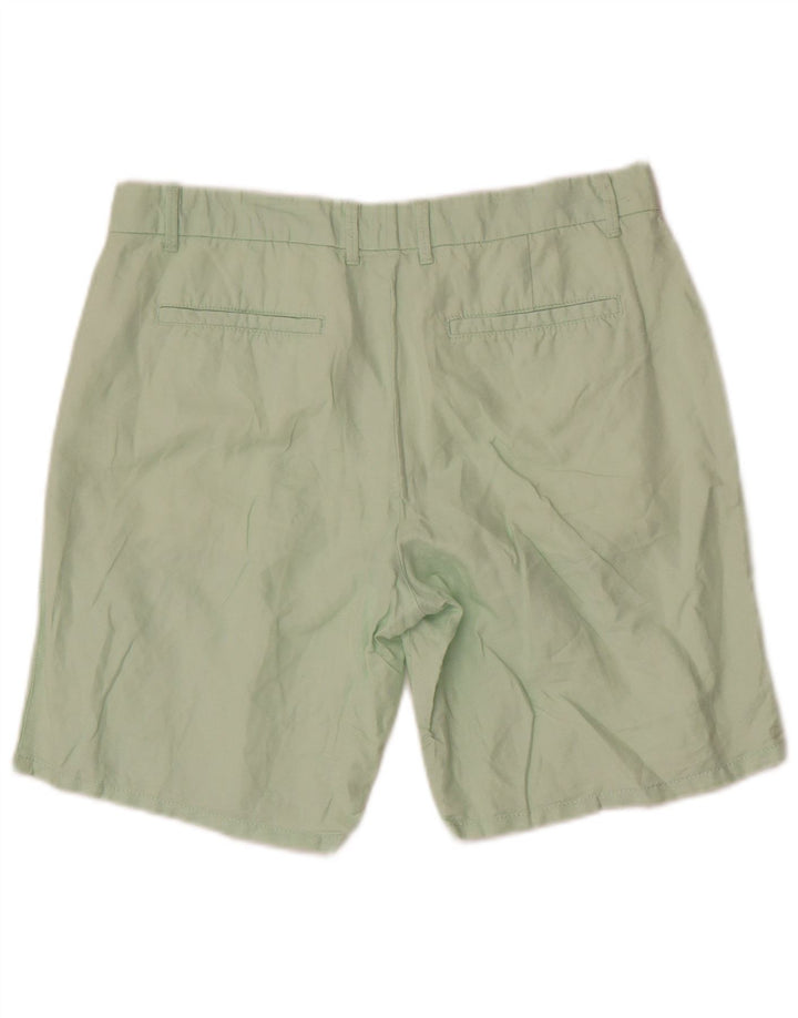 Gap Womens Khakis Chino Shorts US 6 Medium W32 Green Linen