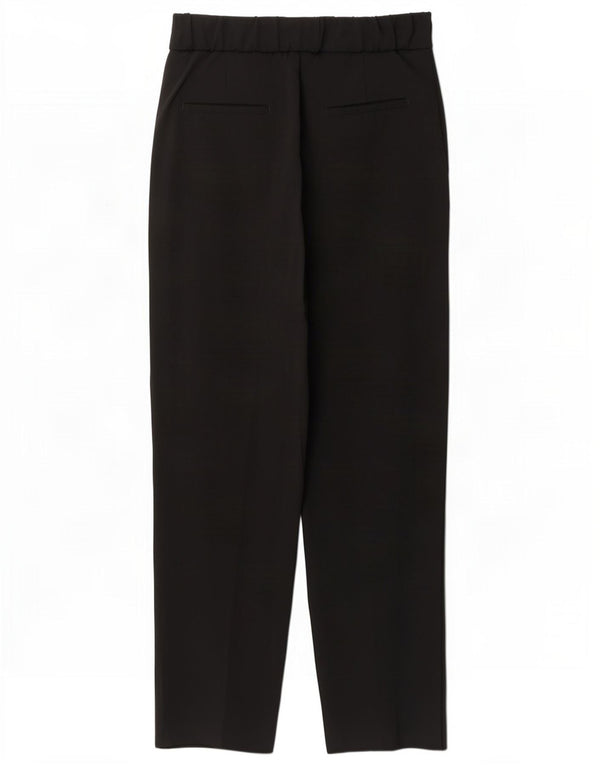 Calça feminina Massimo Dutti Pegged Suit EU 36 XS W26 L27 Preto Viscose