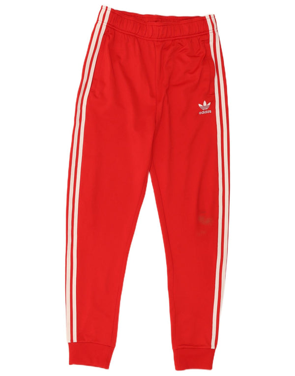 Adidas Pantalon de Survêtement Garçon Joggers 14-15 ans Rouge Polyester