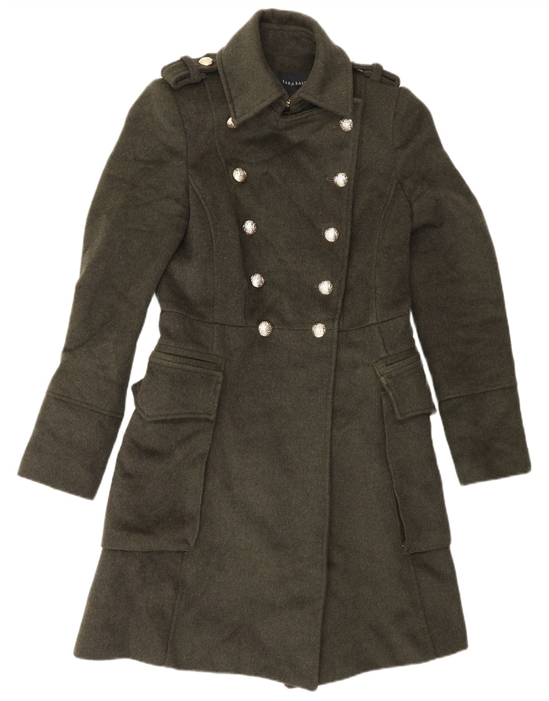 Zara Damen Trenchcoat UK 10 Small Khaki