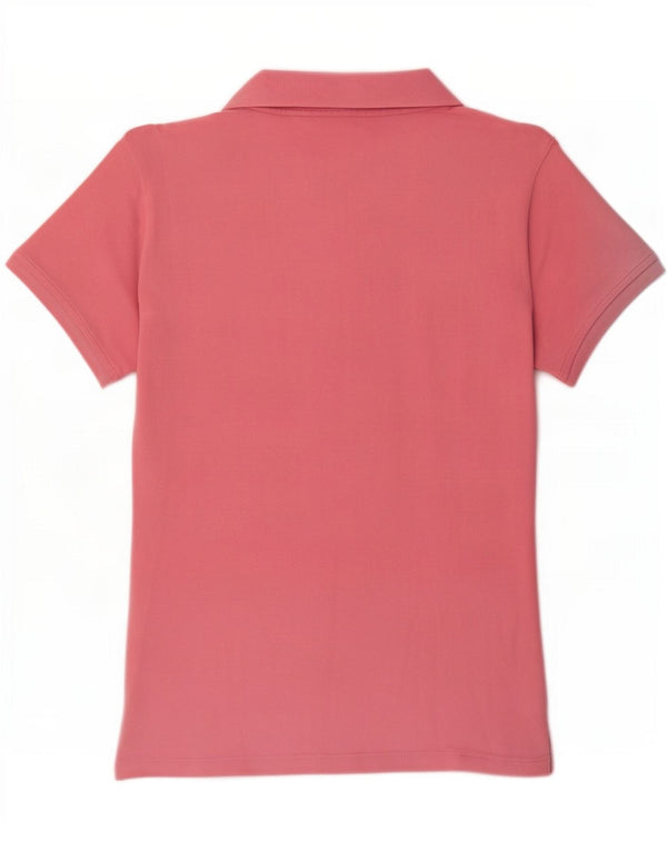 North Sails Womens Polo Shirt UK 12 Medium Pink
