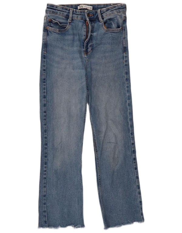 Zara Damen Bootcut-Jeans EU 34 2XS W24 L25 Blau