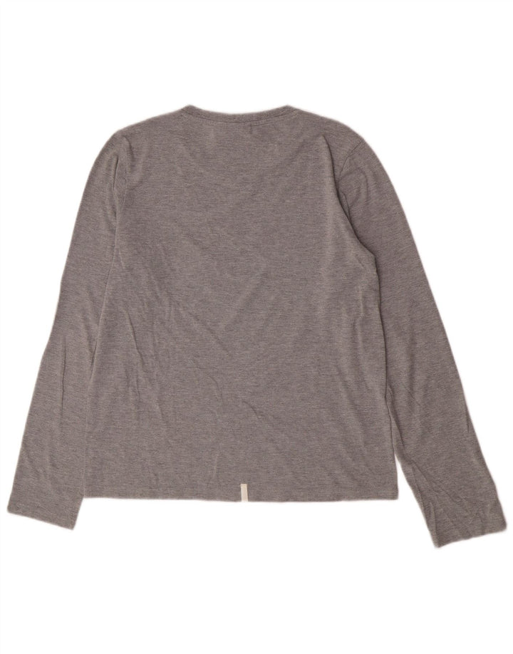 Puma Womens Graphic Top Long Sleeve UK 14 Large Grey