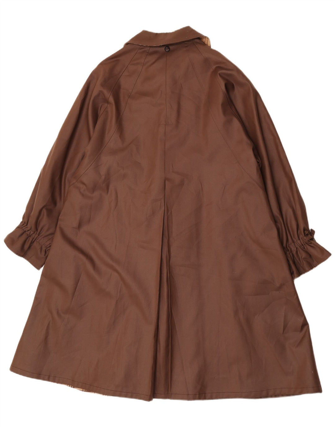 Claude Havrey Damen Trenchcoat UK 14 Large Braun Polyester