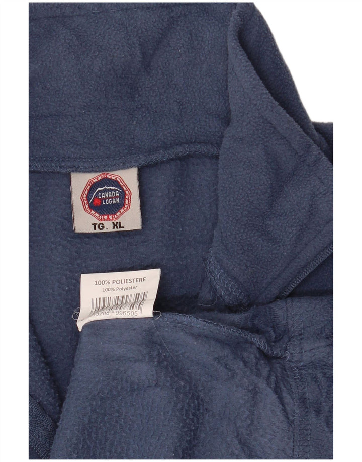 CANADA LOGAN Fleecejakke til kvinder UK 18 XL Navyblå polyester